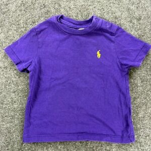Kids' Purple Polo Ralph Lauren Short Sleeve T Shirt Baby Toddler 12M
